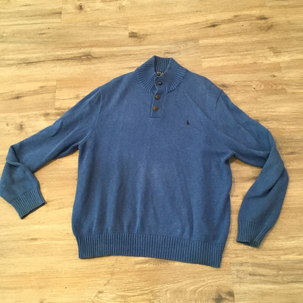 Polo Ralph Lauren Men's Blue Crewneck Sweater